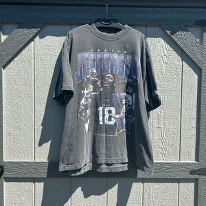 Justin Jefferson Graphic T-Shirt - Black